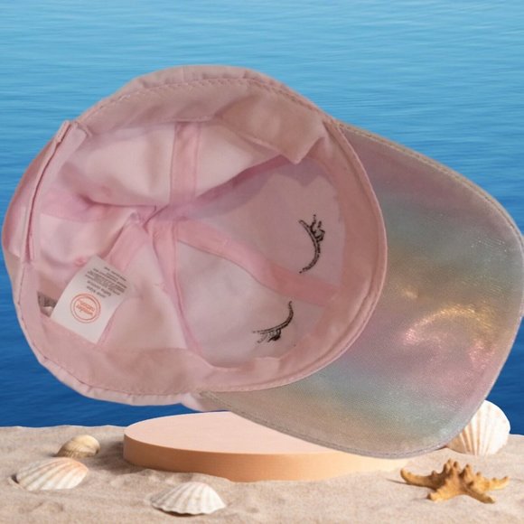 Pink Unicorn Embroidered Girls Toddlers Hook & Loop Adjustable Cap Hat - Picture 12 of 16